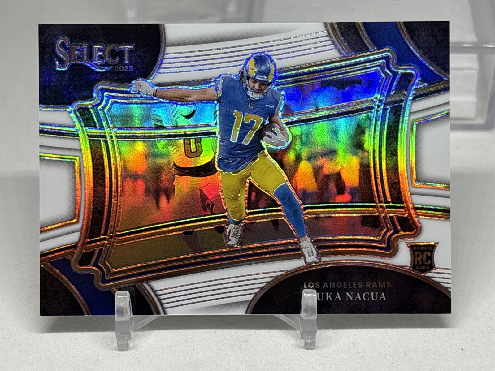 2023 Select Puka Nacua #355 🔥White🔥 Prizm Field Level Rookie RC #d 22/35