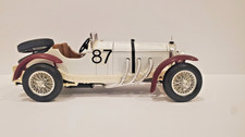 Burago 1/18 Scale Diecast 3202 Mercedes Benz SSKL 1931 1000 Miglia White #87