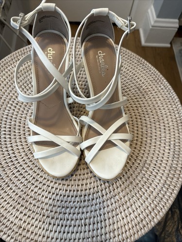 Charles By Charles David Assemble Wedge Sandal Women’s White 8.5 - Picture 4 of 8