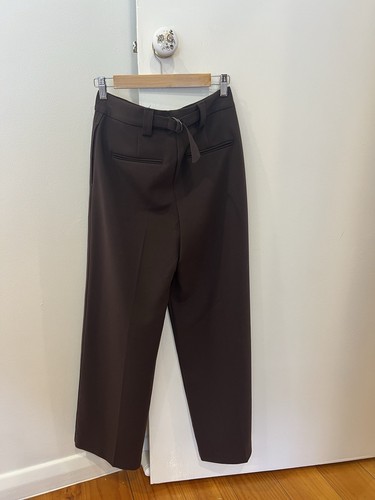 Marks And Spencer Women’s Tailored Suit Pants Brown Size 8 NWOT - Picture 2 of 3