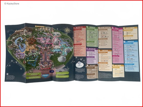 Disneyland Park Guidemap Minnie Mouse Out of Print Mint Condition Rare NOV. 2024 - Picture 5 of 10