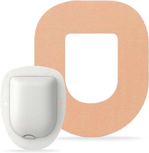 NEW 25Pk Adhesive Patches Waterproof Breathable Overpatch for Omnipod Beige - Bild 1 von 7