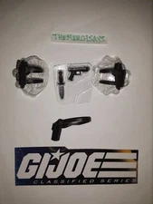 G.I. JOE CLASSIFIED RAPTOR GUN KNIFE HOLSTER LEG POUCHES ONLY 139 FODDER HASBRO