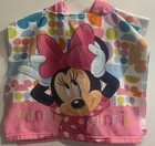 New Girls Disney Junior Minnie Mouse Microfibre Pool / Bath Poncho w/ Hood  2-8