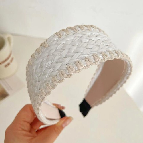 Neu Mode Haarband Frauen Stroh Stirnband Turban Sommer Freizeit Reise Haarbänder - Bild 13 von 22