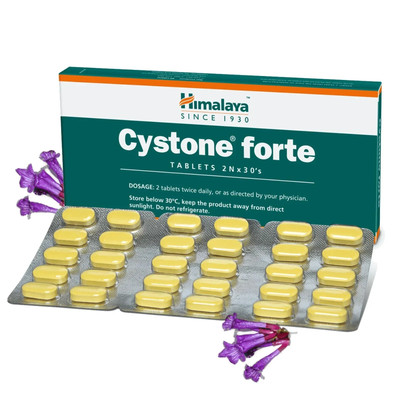 3X Himalaya Wellness Cystone Forte 180 Tabs For Kidney Stone & Urinary Infection