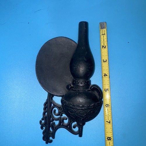 Vintage Sexton 1966 Black 2 Pc Cast Aluminum Wall Decoration Farmhouse USA Made - Picture 8 of 11
