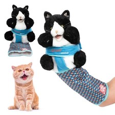 Cats Puppet Wrestler, Catsumo Wrestler,Cats Hand Puppets Plush Animal Toys