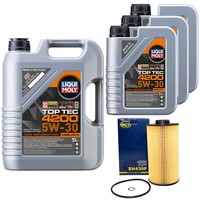 MotoröL Set 4200 5W-30 Liqui Moly 8 Liter + ÖLfilter FüR Alpina BMW 5Er 7Er 8Er