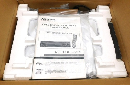 Neu Open Box Mitsubishi HS-HD2000U High Definition Digital Videorecorder S-VHS HiFi NOS - Bild 13 von 13