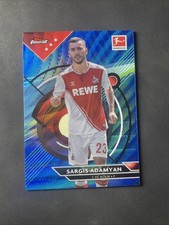 Sargis Adamyan 2022-23 Topps Finest Bundesliga Blue Wave Refractor /150
