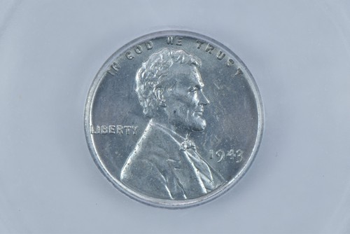 1943 Lincoln Wheat Cent MS65 ICG *6818 - Picture 3 of 5