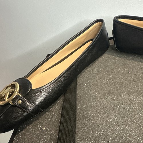 Michael Kors Ballerinas Größe 10 Damen schwarz Leder " - Bild 5 von 10