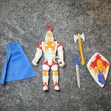 LJN 1984 Dungeons & Dragons Bowmarc figure with Cape  Sword  Axe  Shield