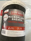 Sunbeam Microplush Sherpa Heated Throw 50" X 60" Gray