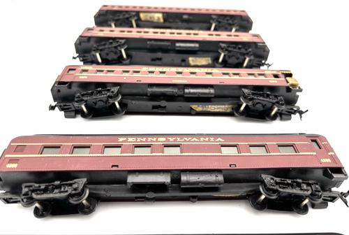 HO 5 Life Like Cars Pennsylvania RR 1-Coach 1-Parlor 1-Railway Express 2-Dining - Picture 10 of 13
