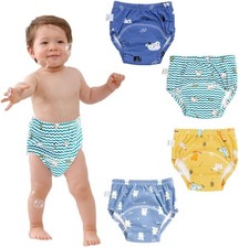 Oaygat 4 Pack Baby Potty Training Pants Reusable Toddler Training Underwear Cot