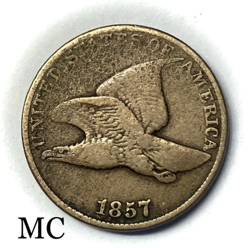 1857 flying eagle cent. Key Type Coin - Picture 1 of 2