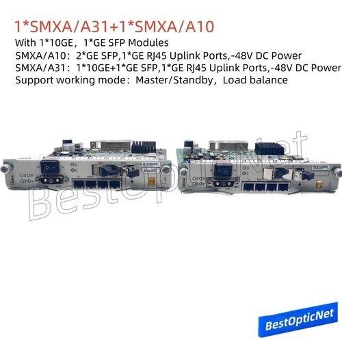 ZTE GPON OLT C320 SMXA A10 GE A31 10GE Port GTGO GTGH C+ C++ SFP AC/DC Power lot - 第 11/20 張圖片