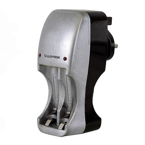 Cargador de batería enchufable + 8 pilas recargables Nimh AAA y AA - Imagen 2 de 14