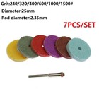 Langlebig Polierscheiben 1 * Verlängerungsstange 25 Mm / 1 Zoll 7 Teile / Satz