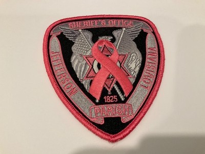 Breast Cancer Awareness Jefferson Parish Sheriff Black Pink State Louisiana LA