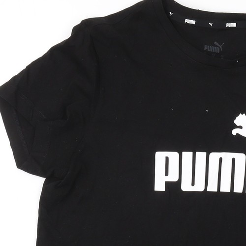T-shirt Puma donna nera M basic vestibilità regolare - Foto 6 di 12