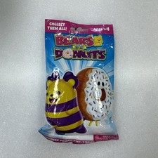 Bears VS Donuts Surprise Plush Toy Brand New In Package UNOPENED 6 Count Lot