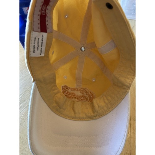 Florida Gators Hat Yellow White RARE Baseball Hat Gator Logo Gamewear Vintage - Picture 8 of 8