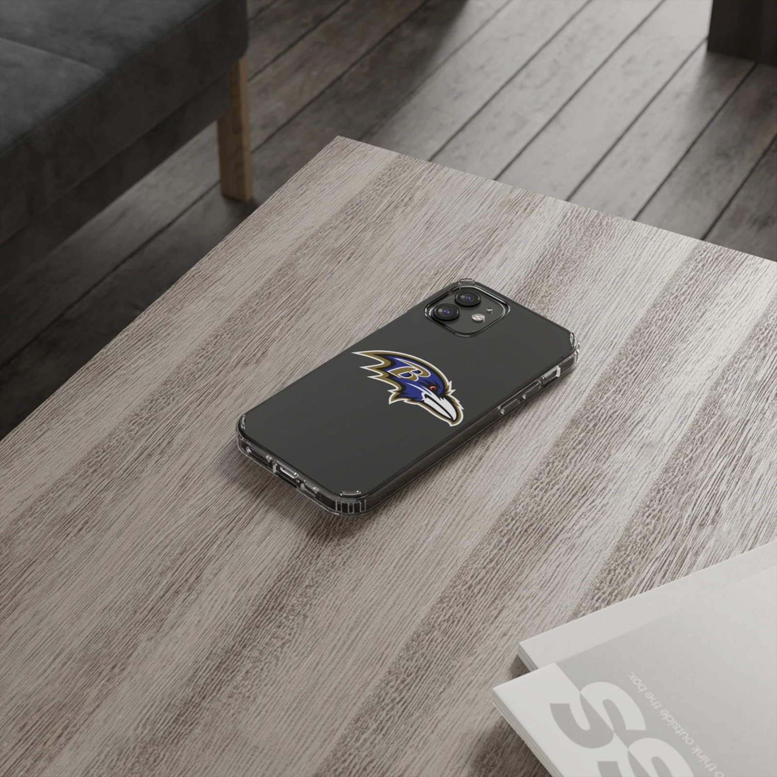 Baltimore Ravens Clear Phone Case for iPhone