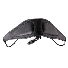 Leather Neck Strap Black For Saxophone Sax with Mountaineering Rope in Comfort