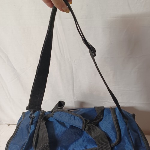 Aeropostale NYC Navy Blue Duffle Gym Bag Luggage Handle Carry Strap 18x17x10 - Picture 7 of 12
