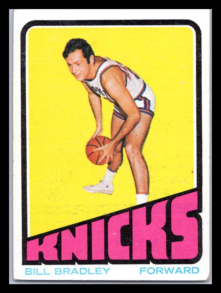 1972 TOPPS Bill Bradley #122 New York Knicks EX