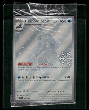 Pokémon TCG Crabominable 149/142 Sv07 Stellar Crown Holo Illustration sealed