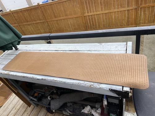 73-87-91 Chevy Truck Crew Cab Rear GM Floor Mat Suburban Tan OEM - Picture 9 of 13