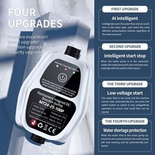 Booster Pump 100W 24V 25L Auto Smart Sensing Quiet Water Pressure Boost Pump NEW
