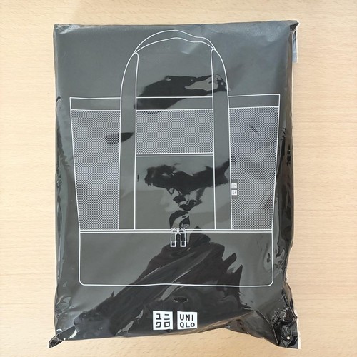 Uniqlo Sac fourre-tout en maille avec rangement froid noir ventes exceptionnelles nylon/PES 20kg Occasion