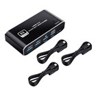 HDMI 2.1 KVM Switch 2X1 4K 120Hz 8K Dual Port USB 3.0 KVM Switcher with Hotkey
