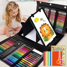 280pcs Art Set Professional Drawing Painting Supplies Kit for Adults Kids Artist