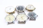Assorted Vintage Mechanical Watches Timex Rotary Accurist Working x 6