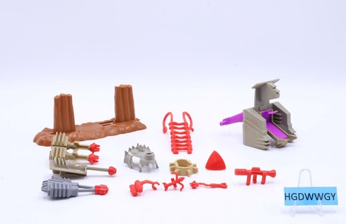 Monoclonius W/ Mako 100% Complete Dino Riders 1989 Tyco Vintage Action Figure - Afbeelding 3 van 9