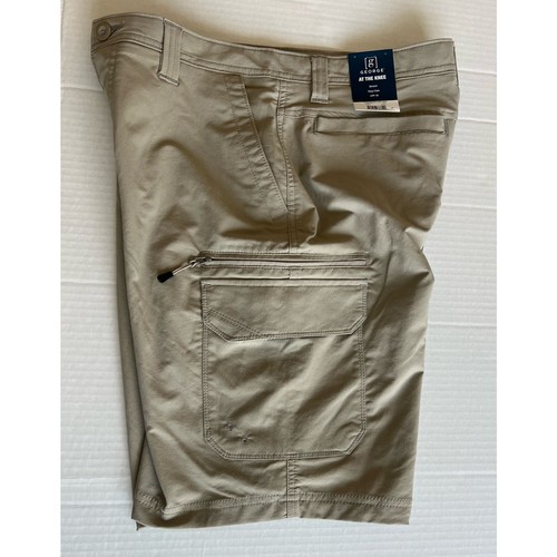 NWT George Men's Cargo Casual Blue Zip Fly Belt Loop Shorts Cotton Blend Size 32 - Picture 5 of 13