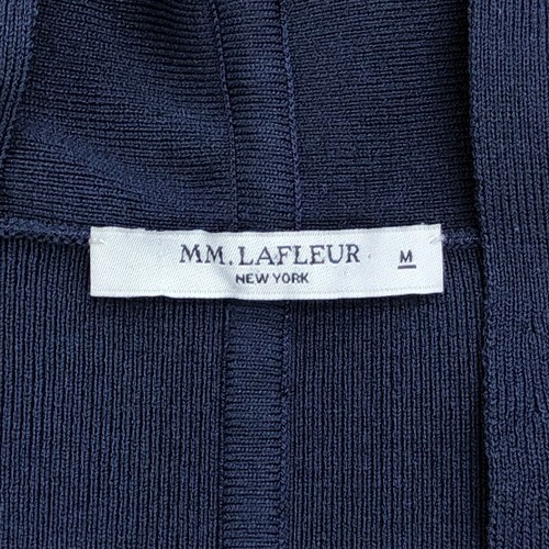 MM Lafleur Womens Size M Cardigan Sant Ambroeus Jardigan Jacket Blue *TINY FLAW - Picture 12 of 16