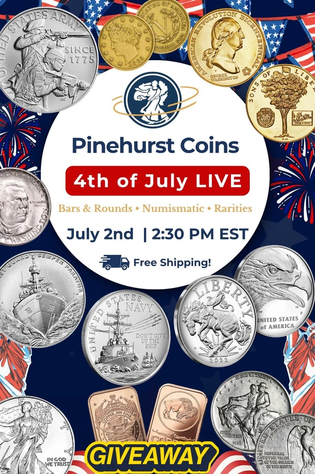 💥 4th of July Silver Spectacular + Giveaway Drops! 🎁