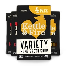Kettle and Fire Beef and Chicken Bone Broth, Keto, Paleo, Whole 30 Approved, ...