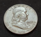 1963‑D Franklin Half Dollar • 90% Silver • Circulated Example • X39
