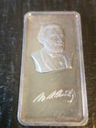 Ulysses S. Grant - Hamilton Mint 1 oz. Silver Art Bar 1975
