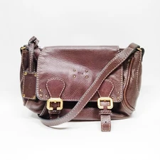 NO TARIFF Chloe Shoulder Bag Brown Leather 3287253
