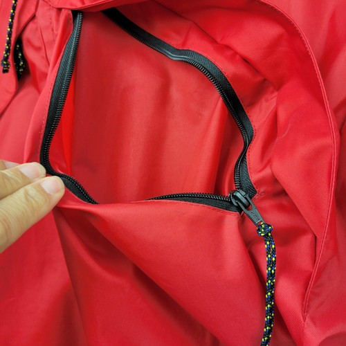 Vintage LL Bean Jacke Herren Small Kapuze Nylon Pullover Windbreaker Wandern 90s - Bild 2 von 18