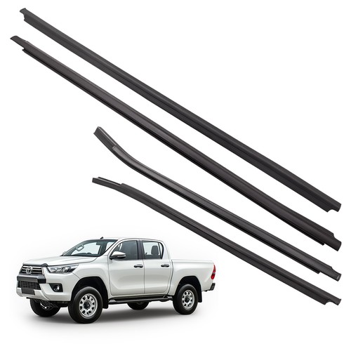 4x Fensterdichtungen Fensterleisten Fensterrahmen for Toyota Hilux 2005 - 2015 - Picture 9 of 23